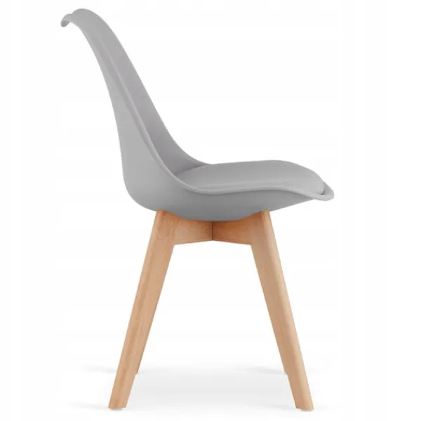 Valora Matgrupper>SET MED REKTANGULÄRA BORD YURO 120x80 Vit + 4 Stolar Grå