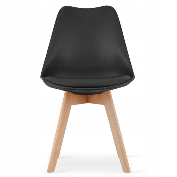 Valora Matgrupper>YURO Rektangulärt bordsset med 4 RIXK-stolar - Vit & Svart