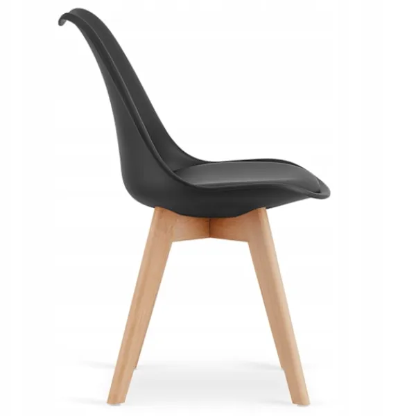 Valora Matgrupper>YURO Rektangulärt bordsset med 4 RIXK-stolar - Vit & Svart