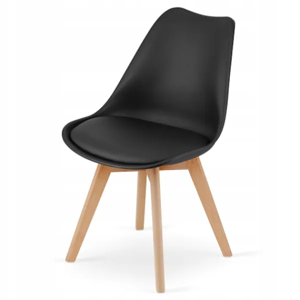 Valora Matgrupper>YURO Rektangulärt bordsset med 4 RIXK-stolar - Vit & Svart