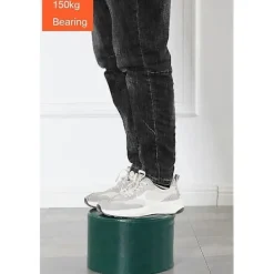 Sittpuffar>Vattentät Läderpall, Ottoman Fotpall, Utomhus Fotpall, Stolhöjare