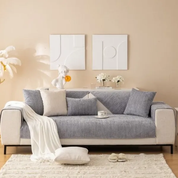 Generic Soffor>Vattentätt L-format sofföverdrag, hörnsoffa, smutsavvisande, soffskydd, A-70x150cm