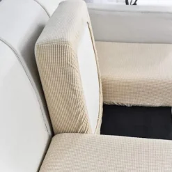 Soffor>Överdrag för soffsittdyna, stretchigt överdrag för soffsittdyna, elastiska dynöverdrag, överdrag för soffsittdyna, halkfritt tyg tartan