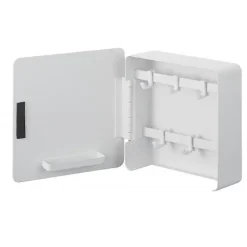 Skåp>Vägghängd Nyckelhållare Magnetisk Nyckelhylla Nyckelskåp Nyckelringshållare Organizer Vit
