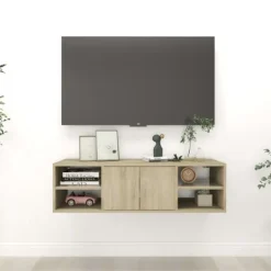 vidaXL Tv-Bänkar>Vägghylla sonoma-ek 102x30x29 cm konstruerat trä