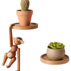 AIZHENCHEN Hyllor>Väggmonterad hylla, rund flytande hylla, små hyllor i trä, väggde