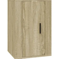 vidaXL Tv-Bänkar>Väggmonterad tv-bänk sonoma-ek 40x34,5x60 cm