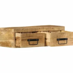vidaXL Tv-Bänkar>Väggmonterad TV-bänk 60x30x19 cm massivt grovt mangoträ