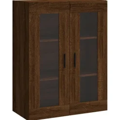 vidaXL Skåp>Väggskåp brun ek 69,5x34x90 cm