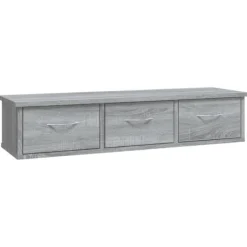 vidaXL Tv-Bänkar>Väggskåp grå sonoma 88x26x18,5 cm konstruerat trä