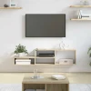 vidaXL Tv-Bänkar>VäggTV-stativ 120x25x28,5cm Konstruerat trä