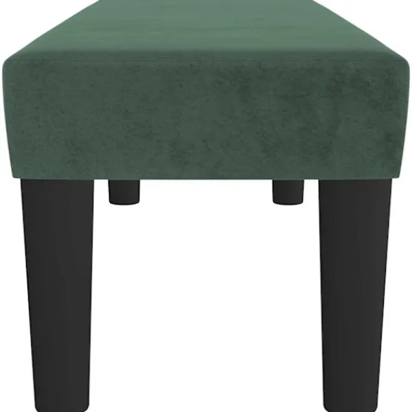 vidaXL Balkongmöbler>| bänk | Mörk 100 x 30 x 30 cm Sammet
