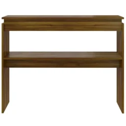 vidaXL Småbord>Avlastningsbord ek 102x30x80 cm konstruerat trä