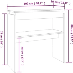 vidaXL Småbord><noscript><img width=