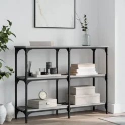 vidaXL Hyllor>Avlastningsbord sonoma 100x29x75 cm konstruerat trä