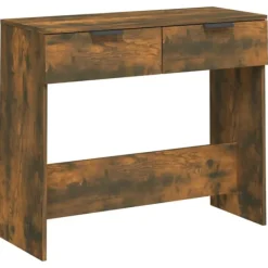 vidaXL Småbord>Avlastningsbord rökfärgad ek 90x36x75 cm konstruerat trä