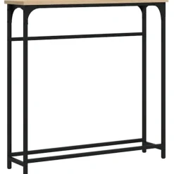 vidaXL Småbord>Avlastningsbord sonoma-ek 75x19,5x75 cm konstruerat trä