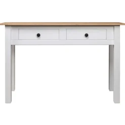 vidaXL Småbord>Avlastningsbord 110x40x72 cm massiv furu panama