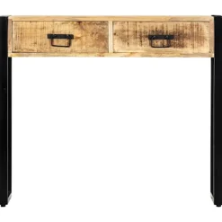 vidaXL Småbord>Avlastningsbord 90x30x75 cm massivt mangoträ