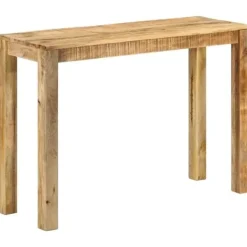 vidaXL Småbord>Avlastningsbord 110x35x76 cm grovt mangoträ