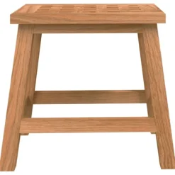 vidaXL Pallar>Badrumspall 29x22,5x25,5 cm massivt valnötsträ