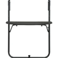 vidaXL Balkongmöbler>Balkongbord 60x64x83,5 cm plast konstrotting