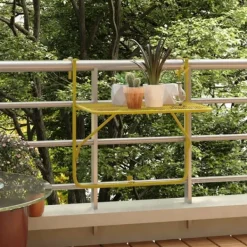 vidaXL Balkongmöbler>Balkongbord 60x40 cm stål