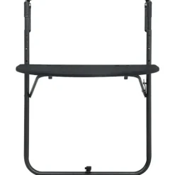 vidaXL Balkongmöbler>Balkongbord 60x64x83,5 cm plast konstrotting