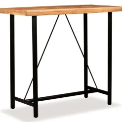 vidaXL Matbord>Barbord massiv akacia 120x60x107 cm