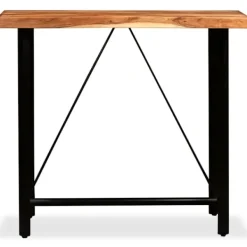 vidaXL Matbord>Barbord massiv akacia 120x60x107 cm