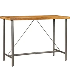 vidaXL Matbord>Barbord massiv återvunnen teak 150x70x106 cm