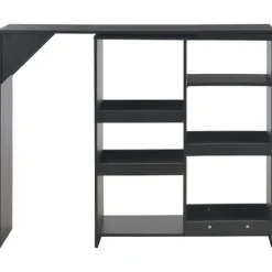 vidaXL Matbord>Barbord med flyttbar hylla 138x39x110 cm