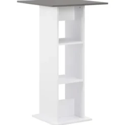 vidaXL Matbord>Barbord och antracit 60x60x110 cm