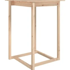 vidaXL Matbord>Barbord 80x80x110 cm massiv furu