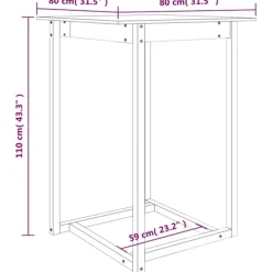 vidaXL Matbord><noscript><img width=