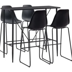 vidaXL Matgrupper>Bargrupp 5 delar plast