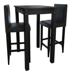 vidaXL Matgrupper>Barstol i 2-pack London inklusive bord
