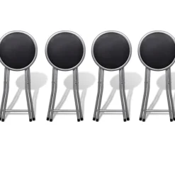 vidaXL Pallar>Barstolar 4 st hopfällbara