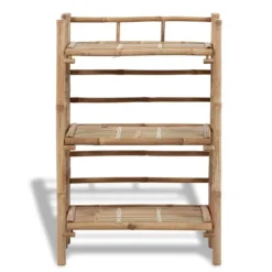 vidaXL Hyllor>Blomhylla i bambu med 3 våningar