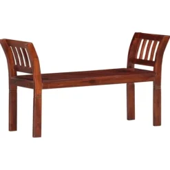 vidaXL Balkongmöbler>Bänk 111 cm massivt akaciaträ