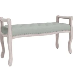 vidaXL Balkongmöbler>Bänk ljus 110x45x60 cm sammet