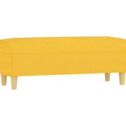 vidaXL Balkongmöbler>Bänk ljus 100x35x41 cm tyg