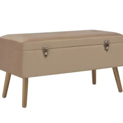 vidaXL Kistor & Koffertar>Bänk med förvaringsutrymme 80 cm sammet