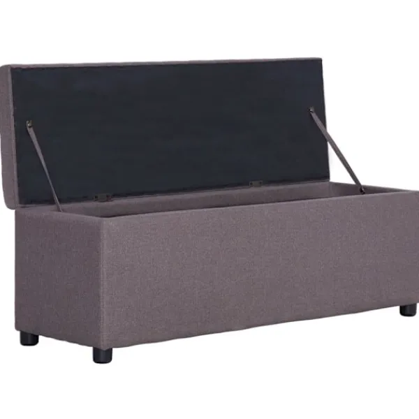 vidaXL Kistor & Koffertar>Bänk med förvaringsutrymme 116 cm polyester