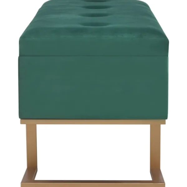 vidaXL Sideboards>Bänk med förvaringsutrymme 105 cm sammet