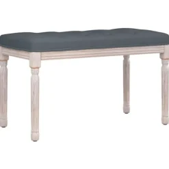 vidaXL Balkongmöbler>Bänk mörk 80x40x49 cm sammet