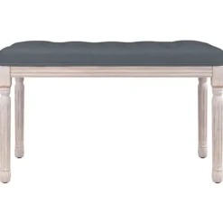 vidaXL Balkongmöbler>Bänk mörk 80x40x49 cm sammet