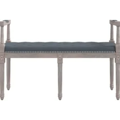 vidaXL Balkongmöbler>Bänk mörk 110x40x70 cm sammet