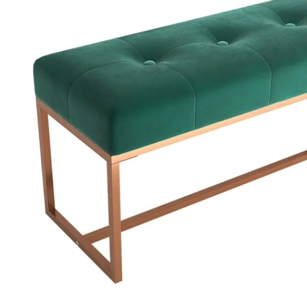 vidaXL Soffor>Bänk mörk 110x36x45 cm sammet