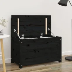 vidaXL Kistor & Koffertar>Bänk 80x41x77 cm massiv furu